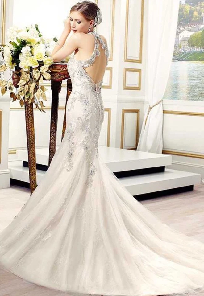 Val Stefani свадебный Аня, шампанское золото новый с Ярлыками размер 12 - Изображение 2 из 4