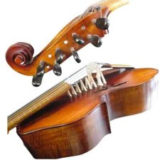 SONG Copy old instrumnet, 25 1/4" Viola da gamba with 7 bridges 14 string viol