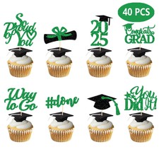 Gyufise Lot De 24 Décorations à Paillettes Pour Cupcakes De La