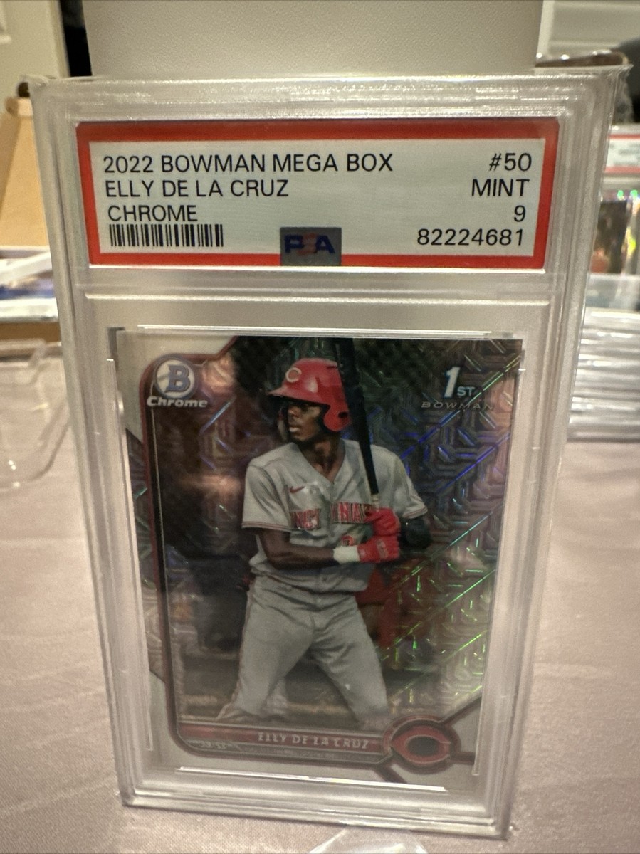 2022 Bowman Chrome Elly De La Cruz PSA 9 Rookie Card - BCP50 1st