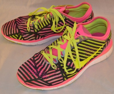 nike free run pink neon