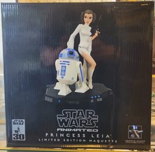 Princess Leia Animated Maquette Gentle Giant Star Wars  ( 558/8500) Nib