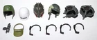 PURGE 68 - Mixed Helmets Headsets Lot - GIJOE CLASSIFIED SERIES 6" Scale 1/12