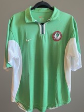 Nike Nigeria Vintage World Cup Jersey Medium M Green Rare