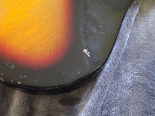 1967-1972 Apollo Model 2264 Vintage Japan Electric Guitar - Sunburst + Gig Bag - Picture 20 of 24