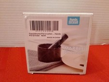 Fasolahome Pill Crusher Mini Marble and Pestle Set Pill Crusher Grinder