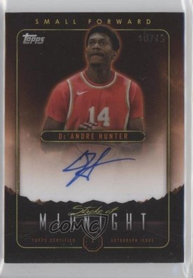 2023-24 Topps Midnight Stroke of Dusk 10/75 De'Andre Hunter #SMA-DH Auto 3hd