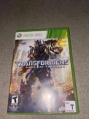 Transformers Dark of the Moon Xbox 360 No Manual