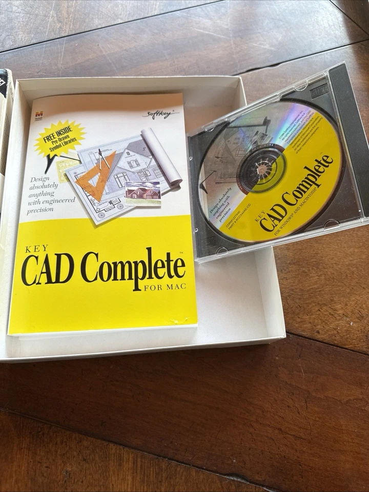 Key CAD Complete CD-Rom Software by SoftKey for Windows 95/3.1 & MAC 1994 - Image 2 of 4