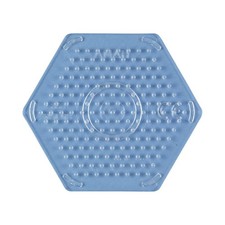 Hama Stiftplatte kleines Sechseck transparent