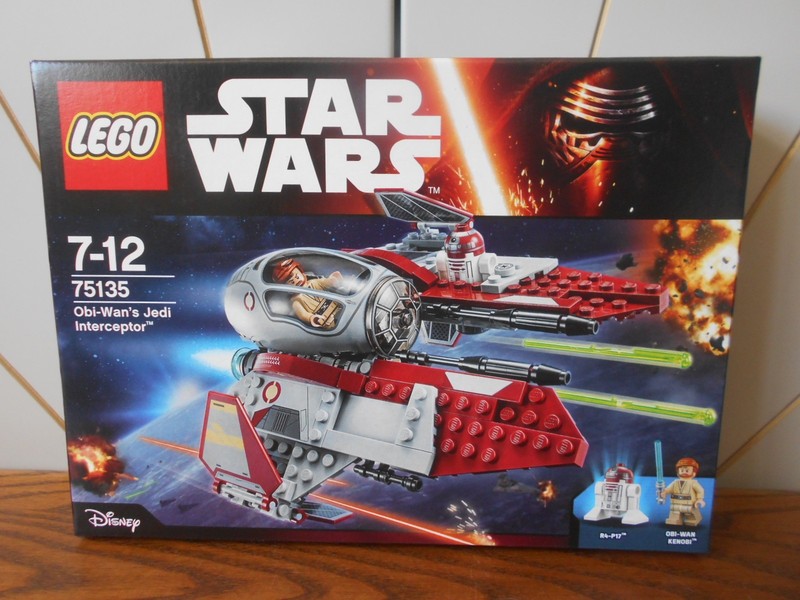 OBI-WAN'S JEDI INTERCEPTOR new Lego set 75135 sealed box STAR WARS space ship