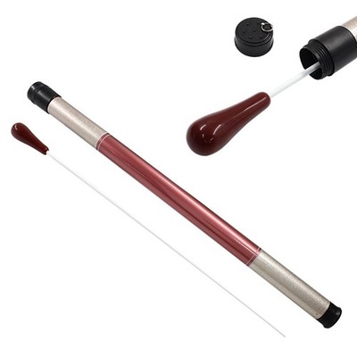 Piutouyar Music Conducting Baton & Tube Case for Concert, Rosewood Handle