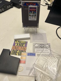 Monopoly NES Nintendo Entertainment System CIB  * Tested * great condition 