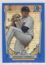 2014 Bowman Draft Chrome Blue Refractor 234/399 Spencer Turnbull #CDP70 0b8z