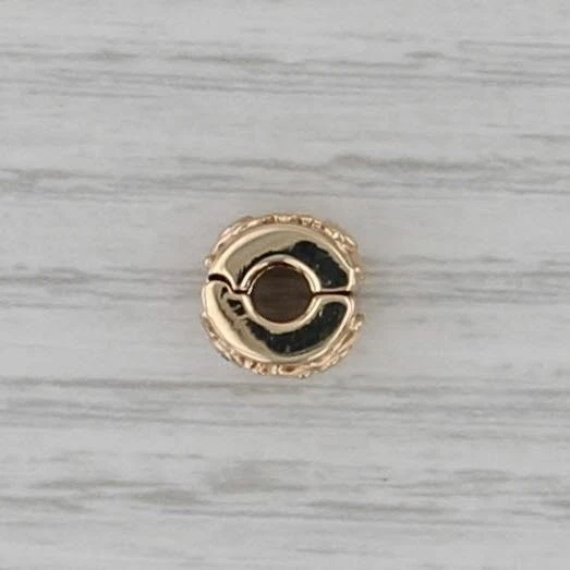 Pandora Babbling Brook Clip 14k Yellow Gold Diamond Charm 750418D - Image 3 of 4