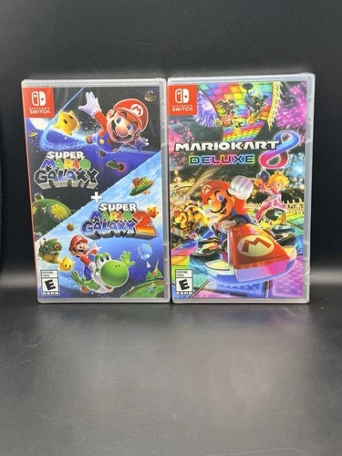 Super Mario Galaxy Mario Kart 8 Nintendo Switch Version, Factory Sealed