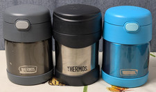 Thermos Funtainer 10oz Vacuum Insulated Food Jar Flask Hot Cold Lot of 3 Storage
