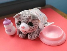 furReal Newborns Kitty Interactive Pet, Small Plush Stuffed Animal Cat W Sound