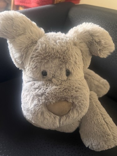 New NWT LARGE Huggady Dog Jellycat RARE so soft and cuddly BIG - Picture 8 of 14
