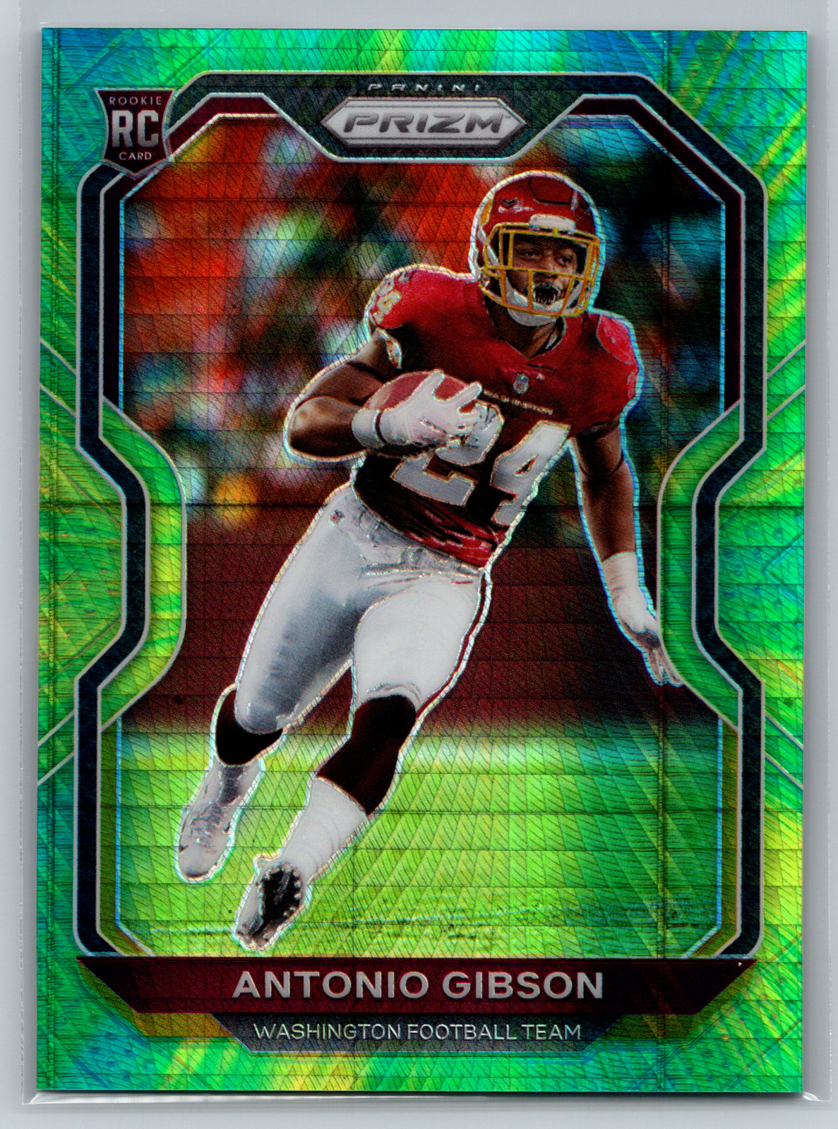 Antonio Gibson 2020 Panini Prizm Hyper Prizm Rookie /175 #384 Commanders