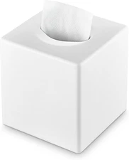 Tissue Box Cover, Square Facial Tissue Holder Storage for Bathroom Vanity, Count