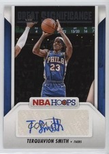 2024-25 Panini NBA Hoops Great SIGnificance Terquavion Smith #GS-TSP Auto 0rd2