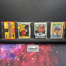 1986 Topps Rack Pack Sealed Unopened 48 Baseball Cards Dale Murphy Tom Herr KL