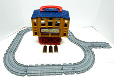 THOMAS  FRIENDS TAKE ALONG Sodor Timber Yard Playset By Learning Curve 2004
