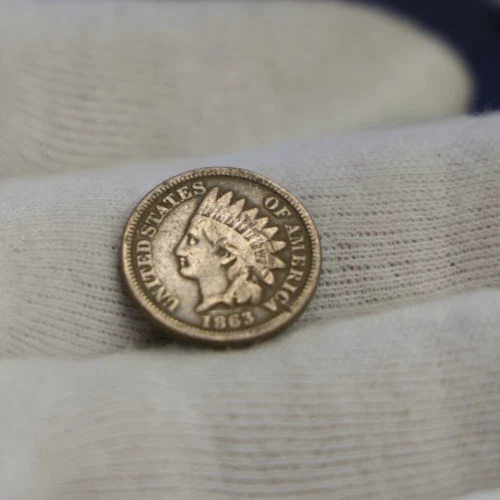 1863-P Indian Head Cent — photo from the most recent tracked eBay sale