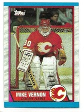 MIKE VERNON 1989-90 TOPPS CARD NEAR MINT+ CONDITION