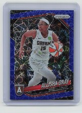 2025 Panini Prizm WNBA #16 Allisha Gray Blue Velocity Prizms