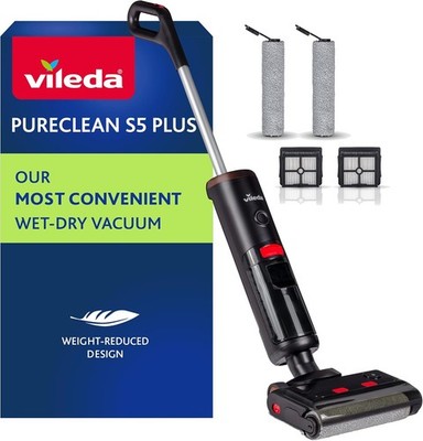 Vileda PureClean S5 Nass-Trockensauger mit Zubehör