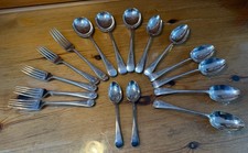 WALKER & HALL Old English, Silver Plated Cutlery, Spooks Forks