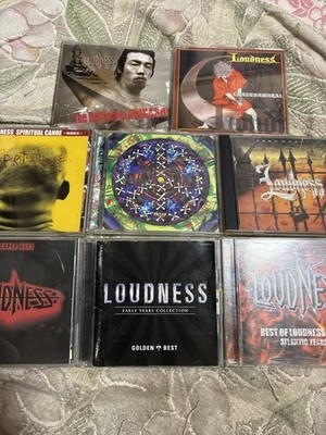 LOUDNESS Rare CD 8-Album Bulk Lot Set J-Metal Akira Takasaki As-Is Junk Japan
