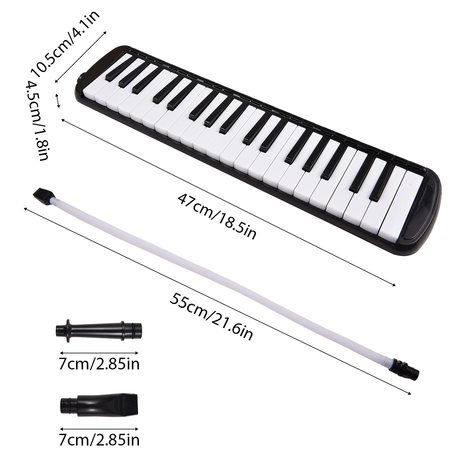 _37 Keys Melodica Instrument Melodica Air Piano Keyboard With 2 Soft Blow Pipe 2