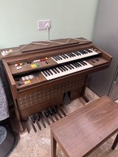 Yamaha Electone A-55 Organ With Stool And Manual and books