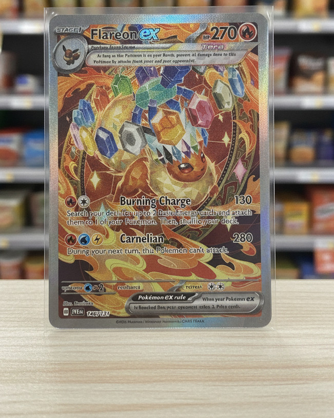 Leafeon ex 144/131 Prismatic Evolutions Special Illustration Rare NM