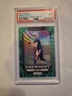 Drake Maye RC 2024 Panini Prizm Emergent Green Wave Rookie #4 NE Patriots PSA 9