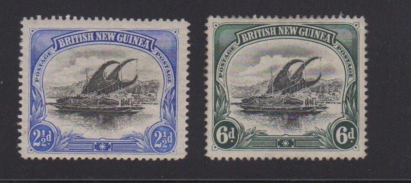 1901 Papua British New Guinea Sc# 4 +6 M-LH Cat $105.00