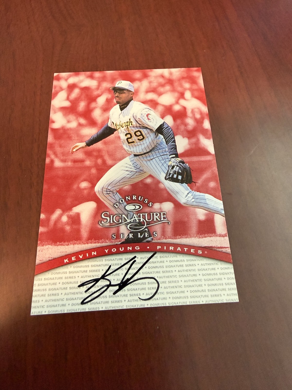 1997 Donruss Signature Series Kevin Young Autograph