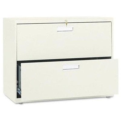 Hon 600 Series Standard File Cabinet - 36'' X 19.3'' X 28.4'' - Steel - 2 X File