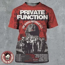 Private Function Australia Tour 2025 3D T-Shirt