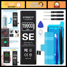 "19900mAh High-Capacity Replacement Battery for iPhone SE 2016, Repair Tool Kit