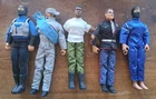 5 Vintage 90's G.I. Joe Action Figures 12" Various Types/Theme/Conditions Pics