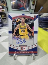 2022 Panini Chronicles Cole Swider /149 Hometown Heroes Rookie Auto Lakers