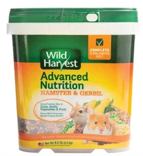 Wild Harvest Advanced Nutrition for Hamsters and Gerbils 4.5 lbs-Brand New-USA