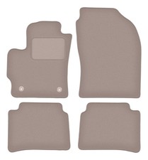 Fußmatten Automatten Velours Beige für Toyota Corolla E21 2019- 4-tlg