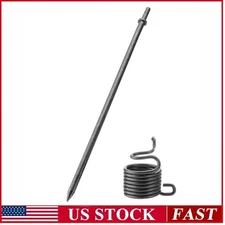 18'' Long Air Hammer Bit Set, 1/8 in Pneumatic Taper Punch with Spring Steel A++