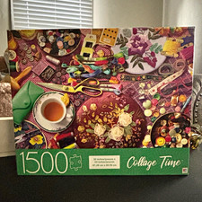 MB Puzzle 1500pc Collage Time Art Jigsaw