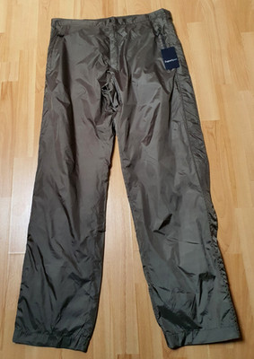 Zegna Sport Hose / Men's Full Zip Pants - Magnetic Closure - Khaki XL -New